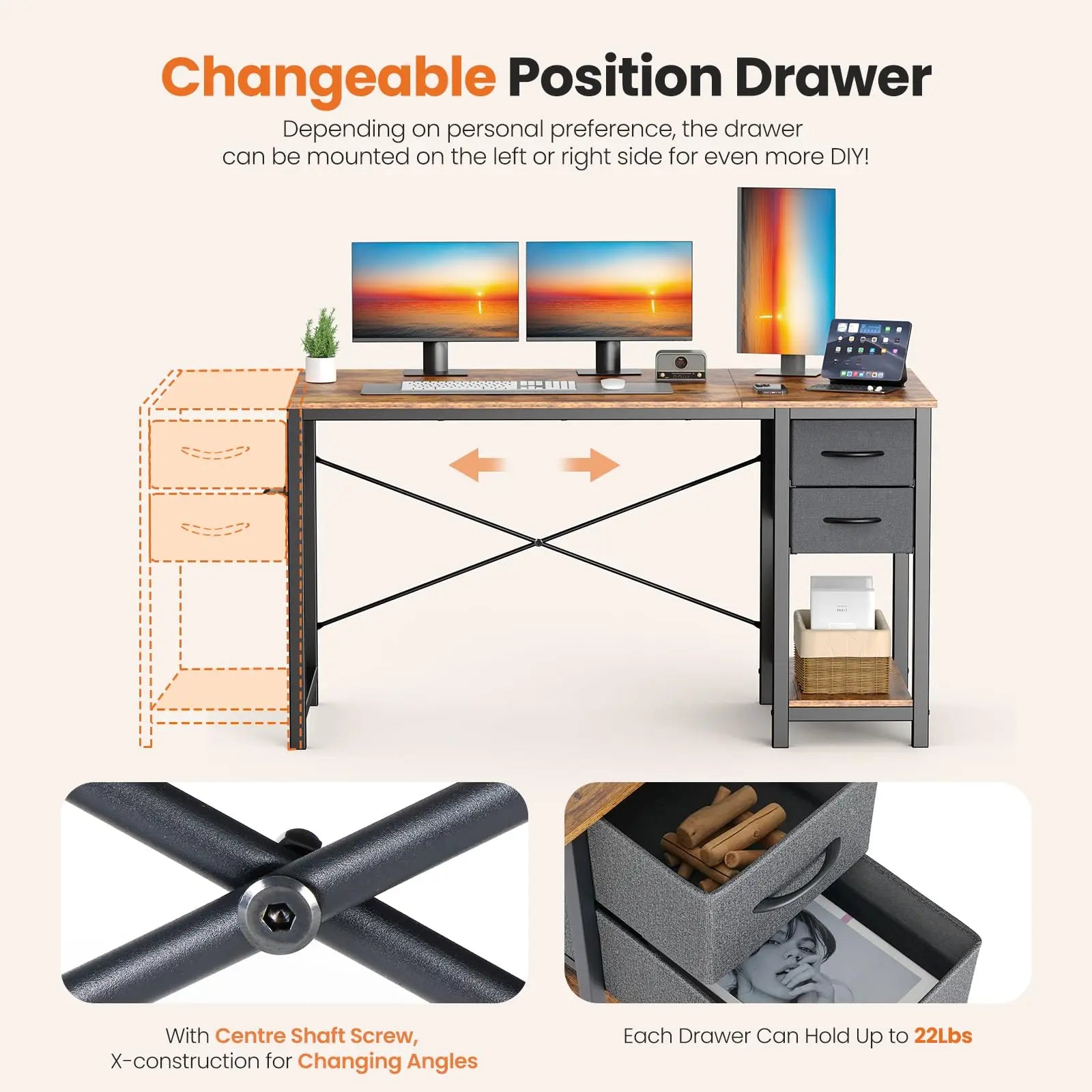 Adjustable Computer Desk