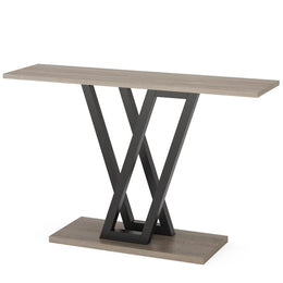 Tribesigns 43 Inch Console Table Industrial Entryway Hallway Table Living Room Furniture